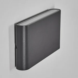 hofstein Gamas Lampe murale d´extérieur, Luminaire de salle de bain, Luminaire Up & Down, Applique murale Anthracite, 1 lumière* Lampes Modernes