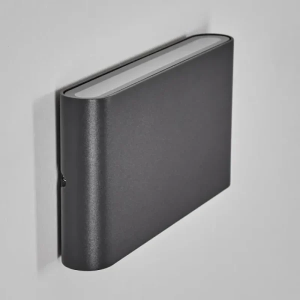 hofstein Gamas Lampe murale d´extérieur, Luminaire de salle de bain, Luminaire Up & Down, Applique murale Anthracite, 1 lumière* Lampes Modernes