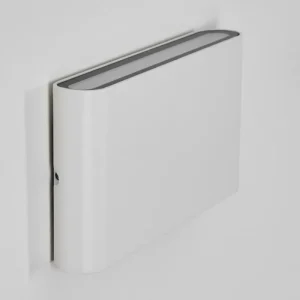 hofstein Gamas Lampe murale d´extérieur, Luminaire de salle de bain, Luminaire Up & Down, Applique murale Blanc, 1 lumière* Lampes Modernes