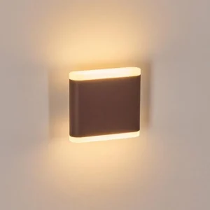 hofstein Gamas Lampe murale d´extérieur, Luminaire Up & Down, Applique murale LED Rouille, 1 lumière* Lampes Modernes