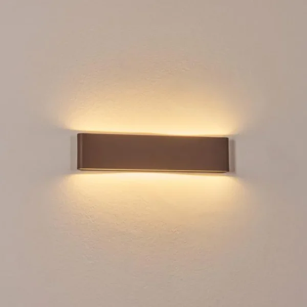 hofstein Gamas Lampe murale d´extérieur, Luminaire de salle de bain, Applique murale, Spot mural Rouille, 1 lumière* Lampes Modernes