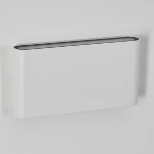 hofstein Gamas Lampe murale d´extérieur, Luminaire de salle de bain, Luminaire Up & Down, Applique murale Blanc, 1 lumière* Lampes Modernes