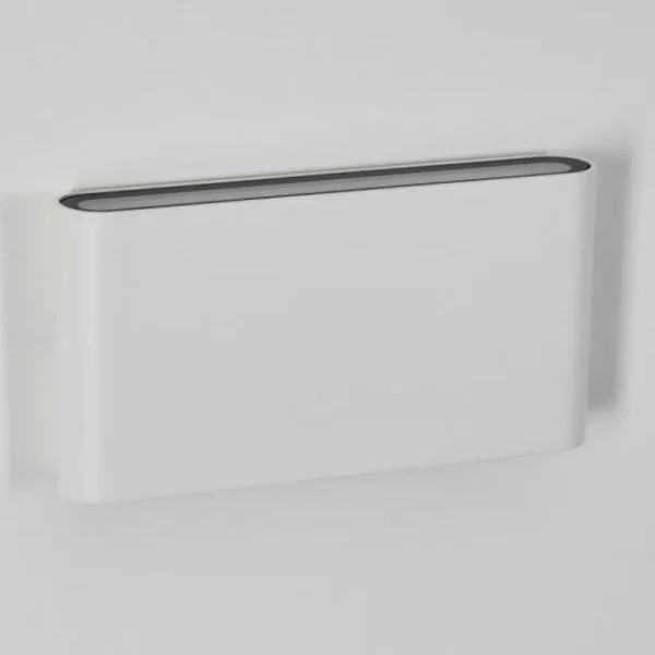 hofstein Gamas Lampe murale d´extérieur, Luminaire de salle de bain, Luminaire Up & Down, Applique murale Blanc, 1 lumière* Lampes Modernes