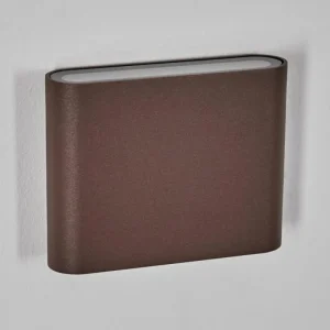 hofstein Gamas Lampe murale d´extérieur, Luminaire de salle de bain, Luminaire Up & Down, Applique murale Rouille, 1 lumière* Lampes Modernes