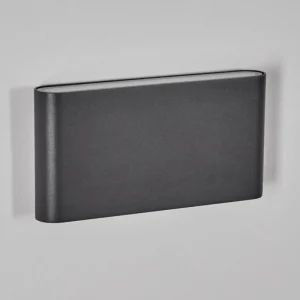 hofstein Gamas Lampe murale d´extérieur, Luminaire de salle de bain, Luminaire Up & Down, Applique murale Anthracite, 1 lumière* Lampes Modernes