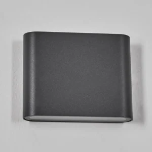 hofstein Gamas Lampe murale d´extérieur, Luminaire de salle de bain, Luminaire Up & Down, Applique murale LED Anthracite, 1 lumière* Lampes Modernes