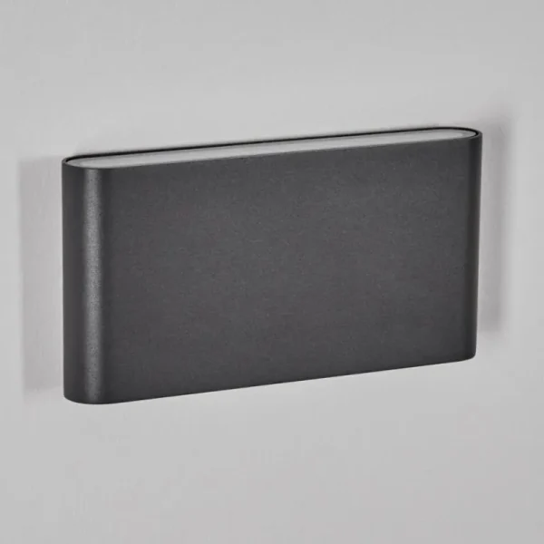 hofstein Gamas Lampe murale d´extérieur, Luminaire de salle de bain, Luminaire Up & Down, Applique murale Anthracite, 1 lumière* Lampes Modernes