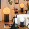 hofstein Gastor Boule lumineuse, Lampe de bureau, Lampe à poser Blanc, 1 lumière* Lampes En Verre