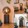 hofstein Gastor Boule lumineuse, Lampe de bureau, Lampe à poser Fumé, 1 lumière* Lampes Modernes
