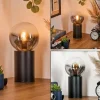 hofstein Gastor Boule lumineuse, Lampe de bureau, Lampe à poser Clair, Fumé, 1 lumière* Lampes Modernes
