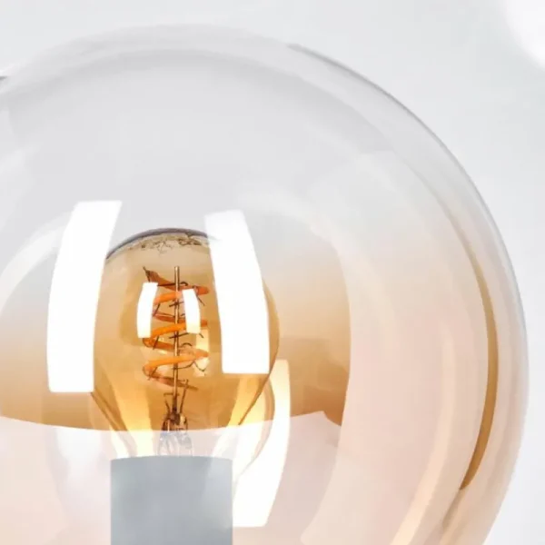 hofstein Gastor Boule lumineuse, Lampe de bureau, Lampe à poser Ambre, Clair, 1 lumière* Lampes En Verre