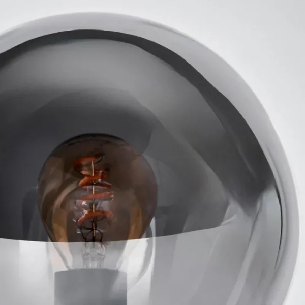 hofstein Gastor Boule lumineuse, Lampe de bureau, Lampe à poser Fumé, 1 lumière* Lampes Modernes