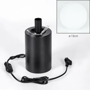 hofstein Gastor Boule lumineuse, Lampe de bureau, Lampe à poser Blanc, 1 lumière* Lampes En Verre