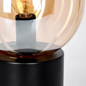 hofstein Gastor Boule lumineuse, Lampe de bureau, Lampe à poser Ambre, Clair, 1 lumière* Lampes En Verre