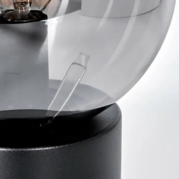 hofstein Gastor Boule lumineuse, Lampe de bureau, Lampe à poser Fumé, 1 lumière* Lampes Modernes