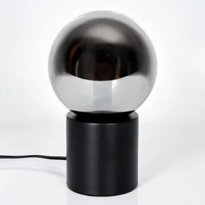 hofstein Gastor Boule lumineuse, Lampe de bureau, Lampe à poser Chrome, Fumé, 1 lumière* Lampes Modernes