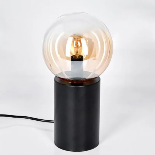 hofstein Gastor Boule lumineuse, Lampe de bureau, Lampe à poser Ambre, Clair, 1 lumière* Lampes En Verre