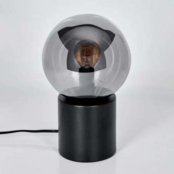 hofstein Gastor Boule lumineuse, Lampe de bureau, Lampe à poser Fumé, 1 lumière* Lampes Modernes