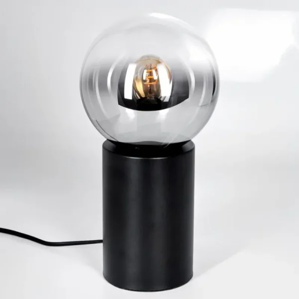 hofstein Gastor Boule lumineuse, Lampe de bureau, Lampe à poser Clair, Fumé, 1 lumière* Lampes Modernes