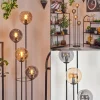 hofstein Gastor Lampadaire 30 cm Ambre, Fumé, 4 lumières* Lampes Modernes