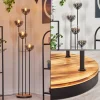 hofstein Gastor Lampadaire 30 cm Bois clair, Noir, 4 lumières* Lampes Modernes