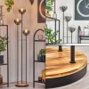 hofstein Gastor Lampadaire 25 cm Bois clair, Noir, 3 lumières* Lampes Modernes