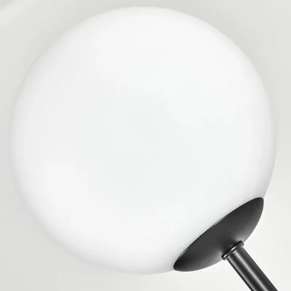 hofstein Gastor Lampadaire 30 cm Bois clair, Noir, 3 lumières* Lampes Modernes