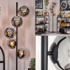 hofstein Gastor Lampadaire 33 cm Chrome, Fumé, 5 lumières* Lampes Modernes