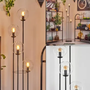 hofstein Gastor Lampadaire 30 cm Clair, 4 lumières* Lampes En Verre