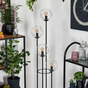 hofstein Gastor Lampadaire 30 cm Clair, 4 lumières* Lampes En Verre