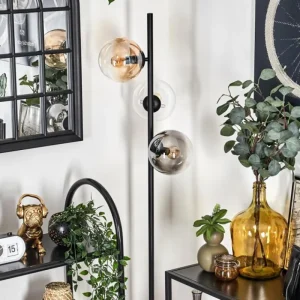 hofstein Gastor Lampadaire 31 cm Noir, 3 lumières* Lampes Modernes
