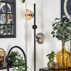 hofstein Gastor Lampadaire 31 cm Noir, 3 lumières* Lampes Modernes