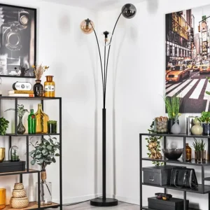 hofstein Gastor Lampadaire Ambre, Clair, Fumé, 3 lumières* Lampes Modernes