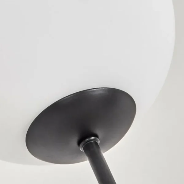 hofstein Gastor Lampadaire Blanc, 6 lumières* Lampes En Verre