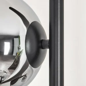 hofstein Gastor Lampadaire Chrome, Clair, Fumé, 3 lumières* Lampes Modernes