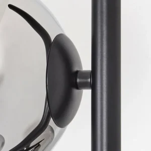 hofstein Gastor Lampadaire Chrome, Fumé, 3 lumières* Lampes Modernes