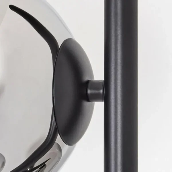 hofstein Gastor Lampadaire Chrome, Fumé, 3 lumières* Lampes Modernes