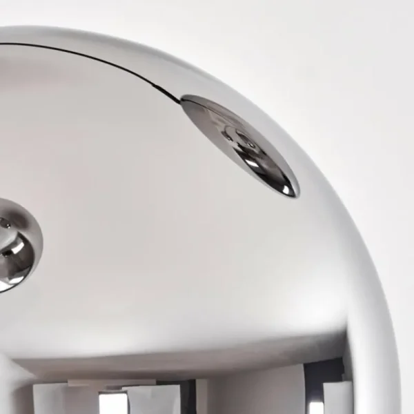 hofstein Gastor Lampadaire Chrome, 5 lumières* Lampes En Verre