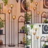 hofstein Gastor Lampadaire Noir, 3 lumières* Lampes En Verre