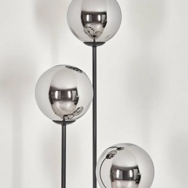 hofstein Gastor Lampadaire Noir, 3 lumières* Lampes Modernes