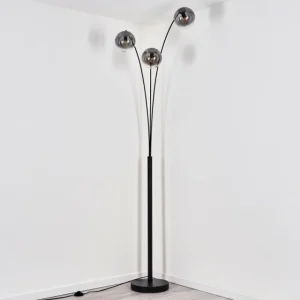 hofstein Gastor Lampadaire Noir, 3 lumières* Lampes Modernes
