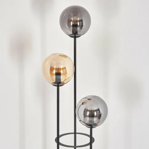 hofstein Gastor Lampadaire Noir, 3 lumières* Lampes Modernes