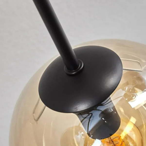 hofstein Gastor Plafonnier 74 cm Ambre, Fumé, 6 lumières* Lampes Modernes