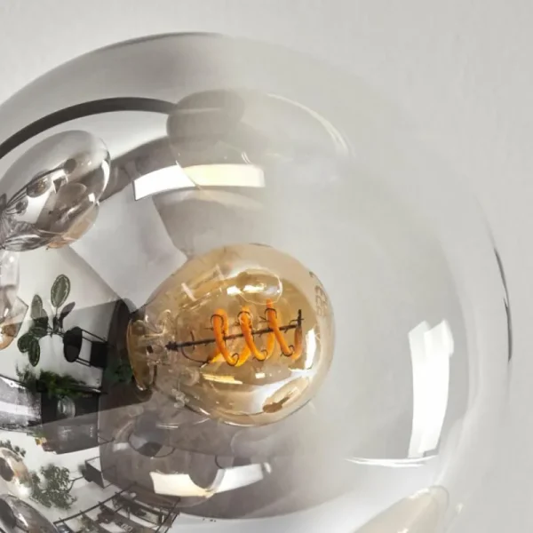 hofstein Gastor Plafonnier 91 cm Ambre, Clair, Fumé, 12 lumières* Lampes Modernes
