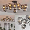 hofstein Gastor Plafonnier 91 cm Clair, Fumé, 12 lumières* Lampes Modernes