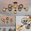 hofstein Gastor Plafonnier 87 cm Noir, 8 lumières* Lampes Modernes