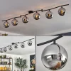 hofstein Gastor Plafonnier, Boule lumineuse Chrome, Fumé, 6 lumières* Lampes Modernes