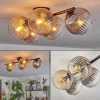hofstein Gastor Plafonnier, Boule lumineuse Ambre, Clair, Fumé, 5 lumières* Lampes Modernes