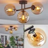 hofstein Gastor Plafonnier, Boule lumineuse Ambre, 3 lumières* Lampes En Verre