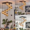 hofstein Gastor Plafonnier, Boule lumineuse Ambre, 9 lumières* Lampes En Verre
